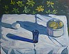 Outdoor Still Life with Shot Glass