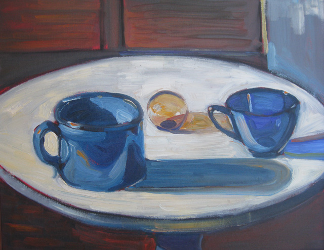 Blue Cups with Float