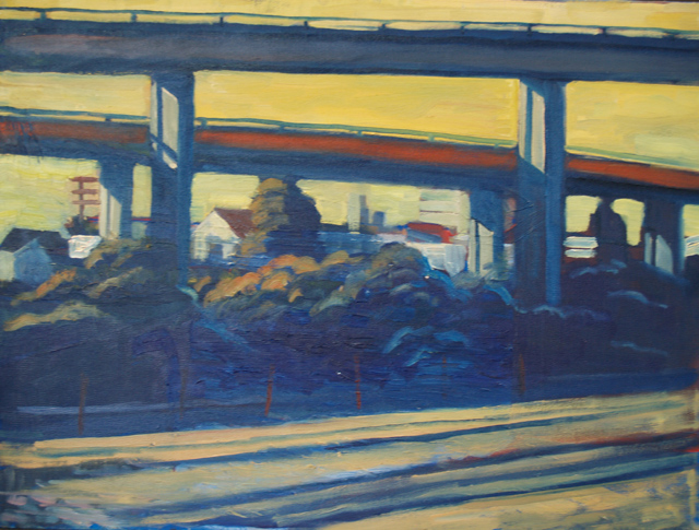 Freeway and Train Tracks, Oakland