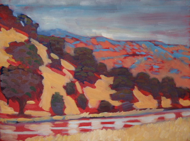 Hills and Canal, Summer